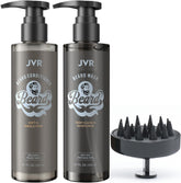 Champú para barba JVR limpia profundamente la barba y la piel