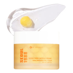K-SECRET Seoul 1988 niacinamide cream bottle for radiant skin hydration.