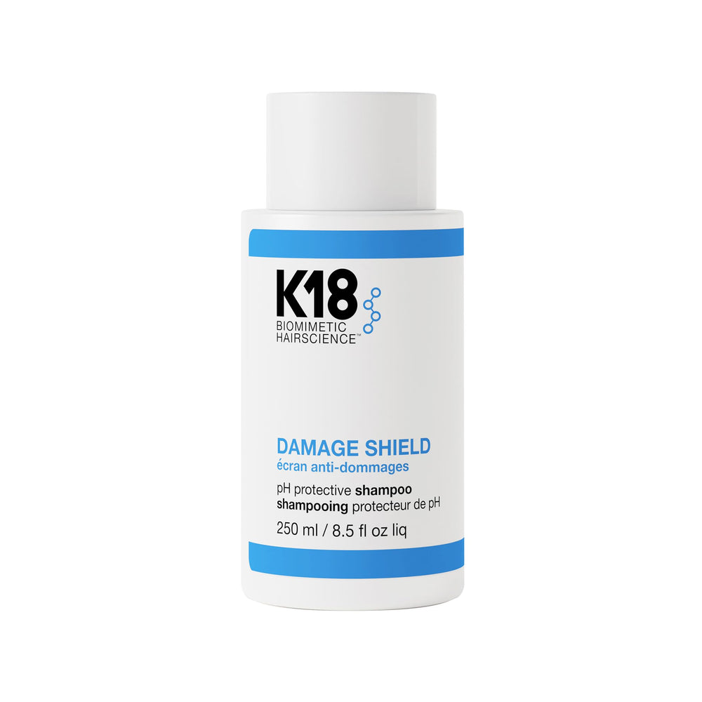K18 Damage Shield Champú, botella-frente: cuidado suave y eficaz para cabello dañado