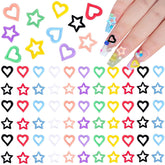 KACHIMOO adorno de uñas corazones y estrellas para un look original