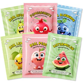 Kaely 6 Pack mascarillas de fruta para niños: variedad para hidratar la piel
