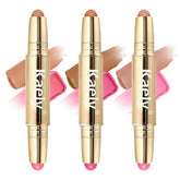 Kaely Contour Blush Barra Multiuso contorno, enfatiza pómulos con acabado natural.