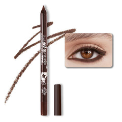 Kaely delineador gel marrón oscuro, trazo suave para delinear ojos y lograr acabado duradero.