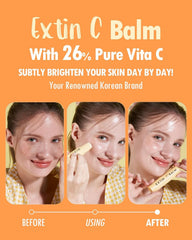 KAHI Extin C Balm: aplicación facial suave para un acabado uniforme
