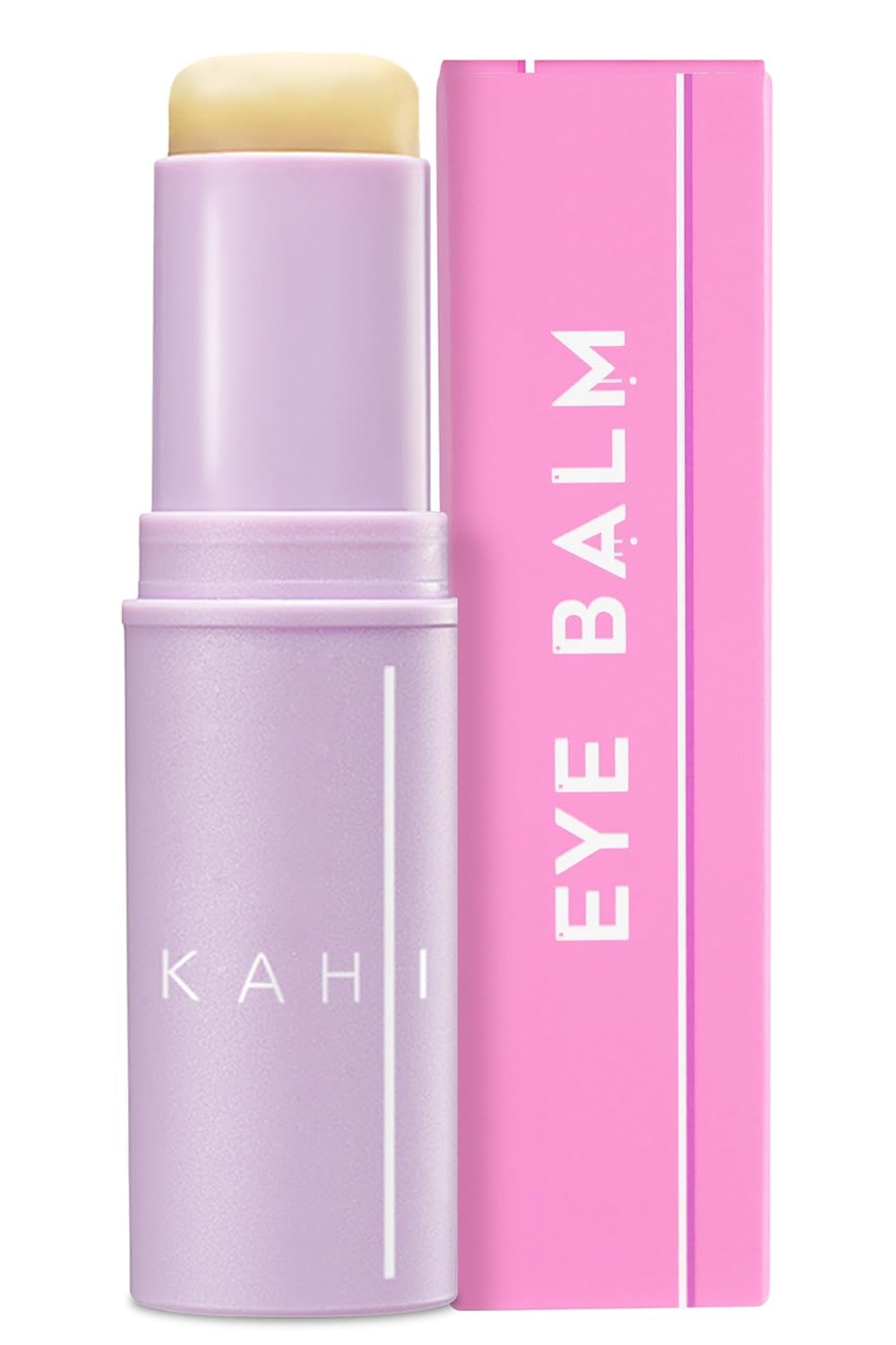 KAHI stick-baume-yeux hydratant appliqué autour des yeux, regard frais.