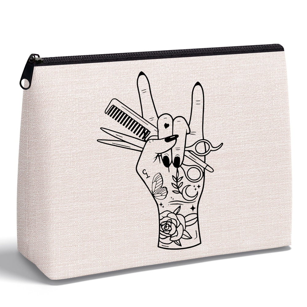 KAIOUS neceser maquillaje estilo estético con poliéster duradero para uso diario.