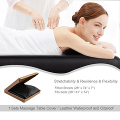 KAKU HOME cubre mesa estétic a 28-32 pulgadas con elástico ajusta fácilmente la cama.