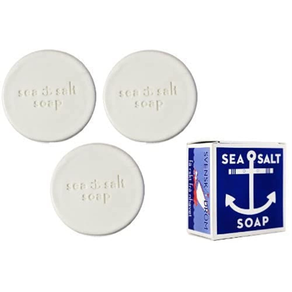 Kala Swedish Dream Sea Salt Soap, barra natural, ideal para cuidado diario de la piel.