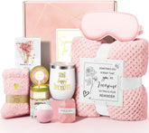 Kalokey: cesta de San Valentín para mujer, perfecta para relajarse en casa.