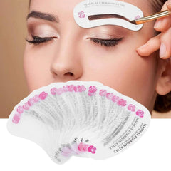 Kalolary plantillas para cejas con 24 estilos para delineado preciso.