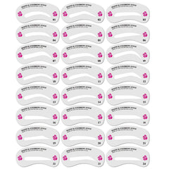 Kalolary plantillas reutilizables para cejas, ideal para trazos consistentes.