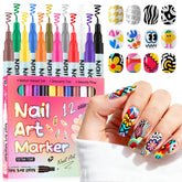 Kalolary 12 colores para uñas para diseños versátiles y vibrantes.