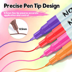 Diseños con lettering, puntos y francesas con precisión.