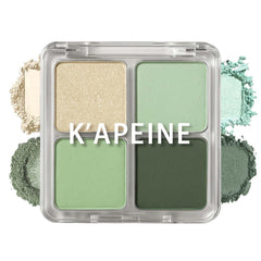 K'APEINE Paleta Verde Claro frente, práctica para llevar en bolso y retoques.