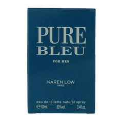 Empaque Karen Low Azul Puro, presentación discreta para estuches.