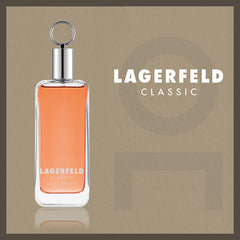 Lagerfeld by Karl Lagerfeld para hombre, detalle de la tapa, experiencia premium al aplicar
