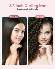 Karrong ondas definidas para cabello corto o largo.