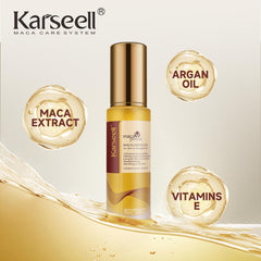 Karseell Aceite de argán para cabello nutrido y suave.