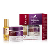 Karseell mascarilla morada, bote grande de 500 ml, neutraliza tonos cobrizos en rubios.