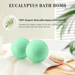 kastu bombas burbujas eucalipto, espuma suave para piel suave