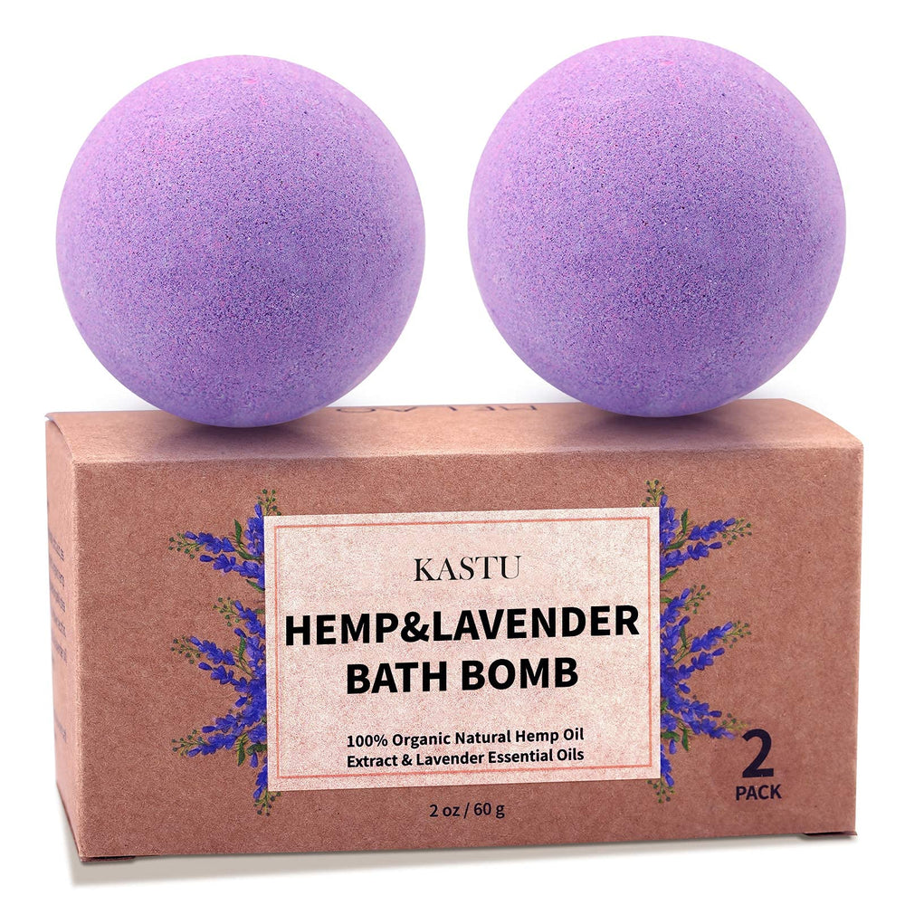 kastu bombas de baño dos unidades para relajación en casa.