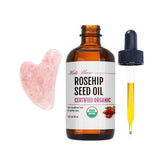 Kate Blanc Cosmetics aceite rosa mosqueta para rostro, hidratación suave y rápida absorción.
