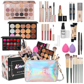 kavcent conjunto maquillaje completo con paleta de sombras: tonos versátiles para looks diarios