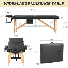 Ensamble rápido sin herramientas para la mesa de masaje KCC.