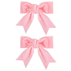kchies lazo de terciopelo rosado, 3 pulgadas, suave y cómodo para peinados.