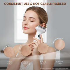 Gua sha eléctrico frío de Kdune para deshinchar y refrescar la piel.