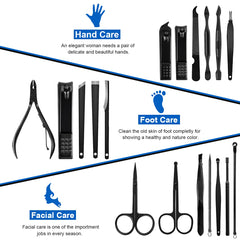 Keiby Citom funda de cuero sintético negro, protección elegante para el kit.