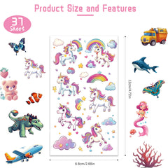 Keikihipa tatuajes de sirena para niños, perfectos para juegos imaginativos