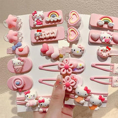 KELBBO clips pelo para uso diario en rosa, ideales para niñas y adolescentes.