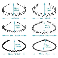 KELUBATU bandas elásticas metálicas con ajuste fácil para diferentes cabezas.