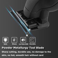 Kemei 2293: motor potente y silencioso para cortes suaves.