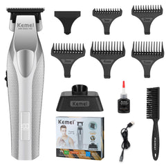 KEMEI 3023-702 con cuerpo metálico para cortes precisos y duraderos.