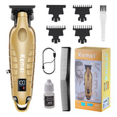 KEMEI 2293 con hoja en T para acabados precisos.
