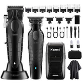KEMEI set profesional de cortapelos para cortes precisos y suaves.