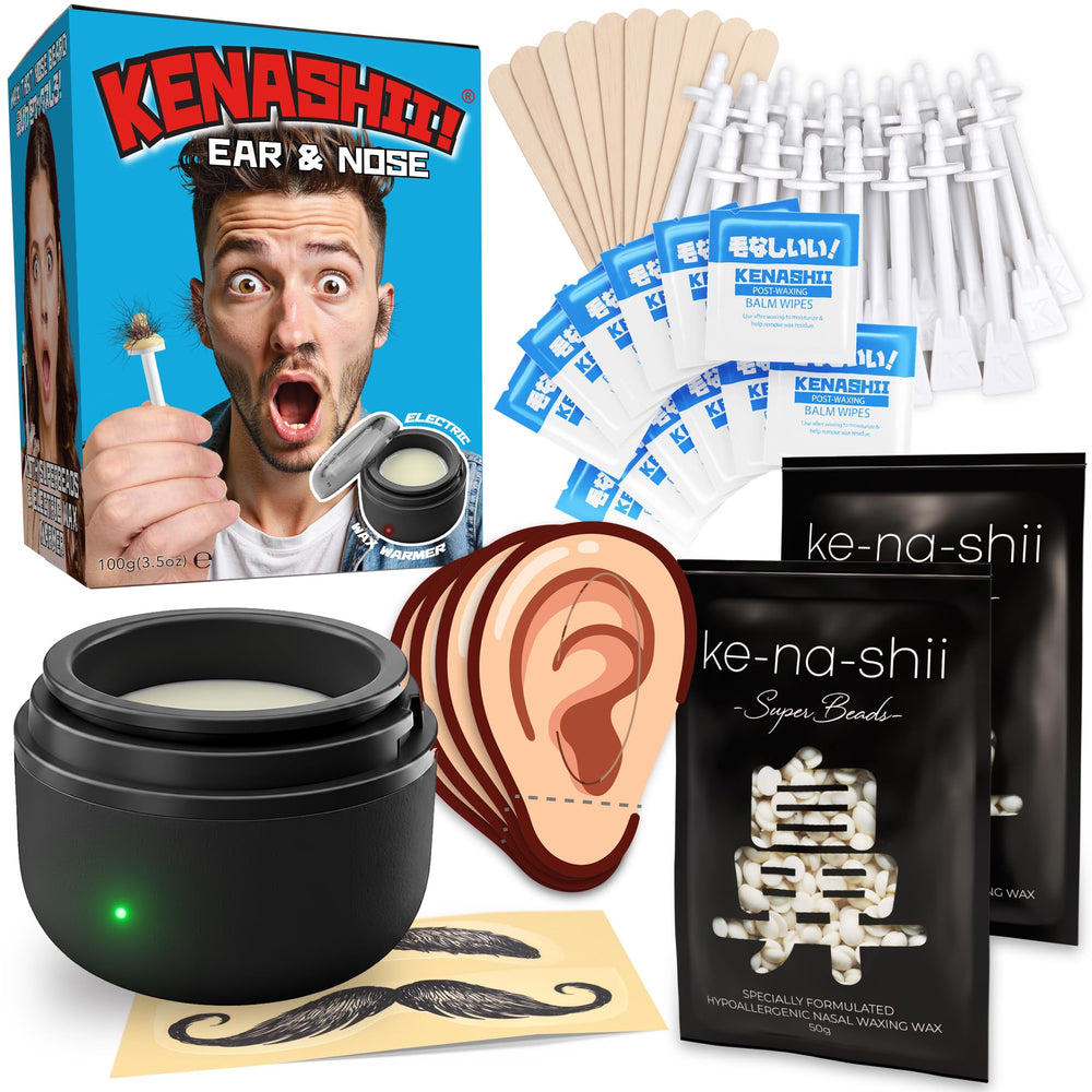 Kenashii olla cera naríz en uso, calentamiento rápido y seguro.