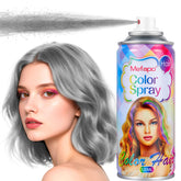 KENINA Spray cabello gris plateado, botella 120 ml para color temporal fácil de aplicar