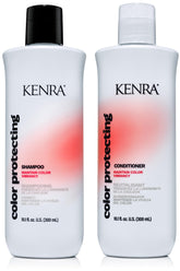 Kenra champú protector de color, botella mostrando protección diaria