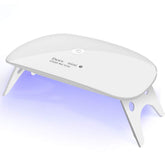 Kepma Lámpara UV-LED mini blanca, diseño compacto para uso doméstico.