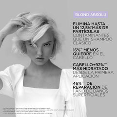 Kérastase Blond Absolu Cicaflash: aplicación tras el lavado mejora suavidad y manejabilidad