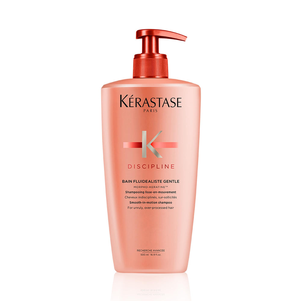 Kerastase Discipline Bain Fluidealiste: botella destacada para suavidad diaria.