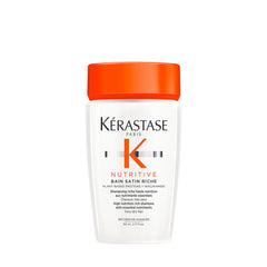 KÉRASTASE Nutritive Bain Satin Riche: botella para cabello seco.