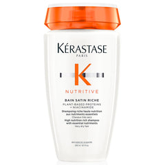 KÉRASTASE Nutritive Bain Satin Riche: botella del champú para cabello muy seco y suave