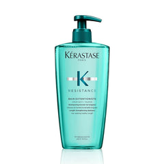 Bouteille Kerastase Resistance Bain Extentioniste avec pompe prête à l'emploi, lavage facilité
