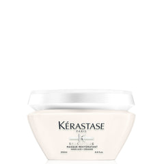 Kérastase Specifique Rehidratante en botella, facilita desenredar y revitaliza el cabello.