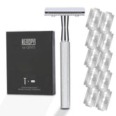 Keropy afeitadora de doble filo con acero inoxidable para un afeitado suave.