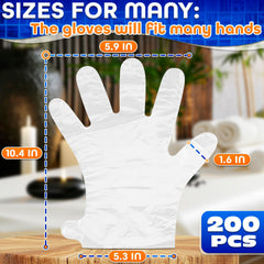 KETAR guantes desechables para cocina, higiene diaria y manipulación de alimentos